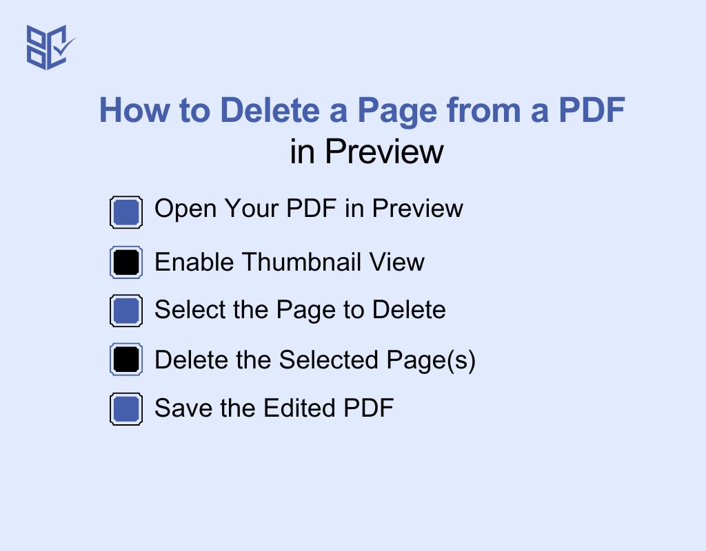 How to Delete a Page from a PDF in Preview